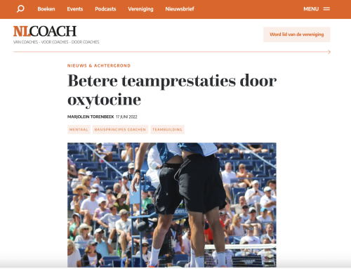 NLcoach blog over oxytoxine in sportteams