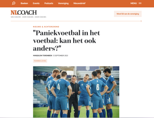 Blog NLcoach over paniekvoetbal